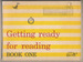 Getting Ready for Reading - Book One